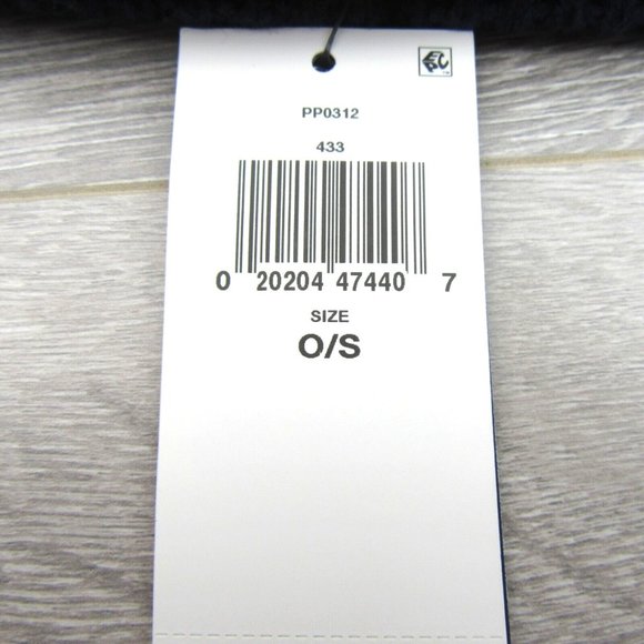 Polo Ralph Lauren Patch RL Tiger Navy Blue Skull Beanie Cap One Size NEW - Picture 9 of 10